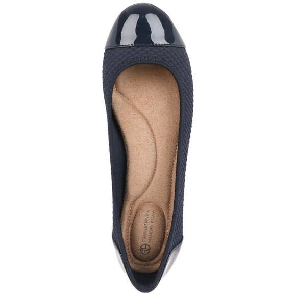 Giani Bernini Women's Taylee Memory Foam Cap Toe Ballet Flats - Picture 2 of 3